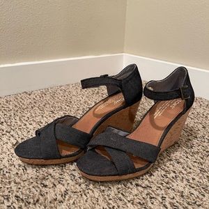 Toms Strappy Wedges